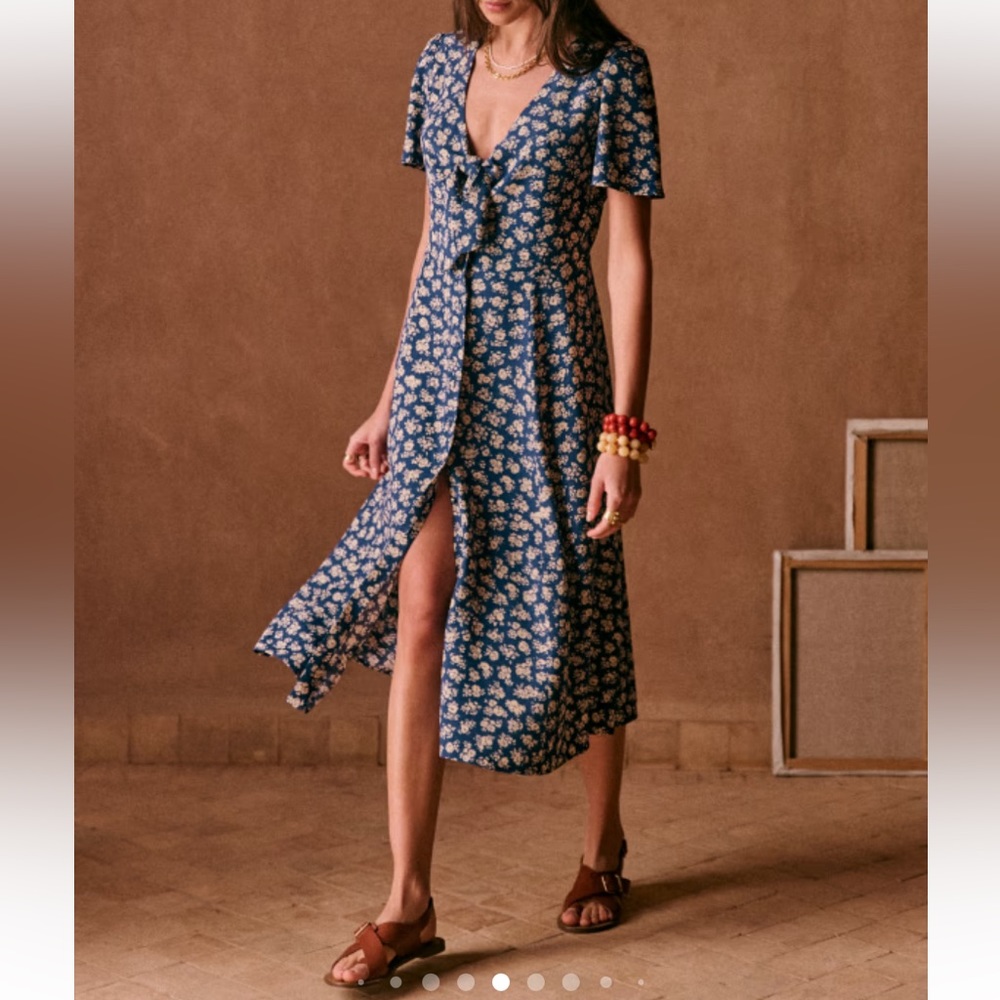 Sezane Ophelia Dress in “Cara Print” Size 40 (US 8)